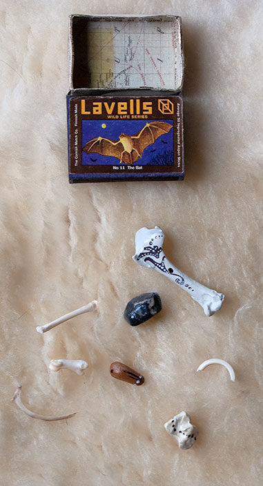 Bone divination set by wheat and chaff on Etsy